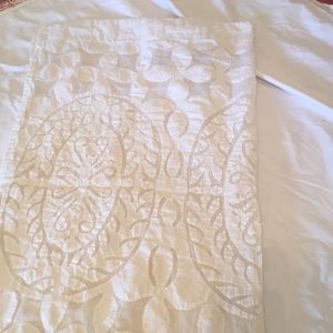 Hand made lace curtain panels